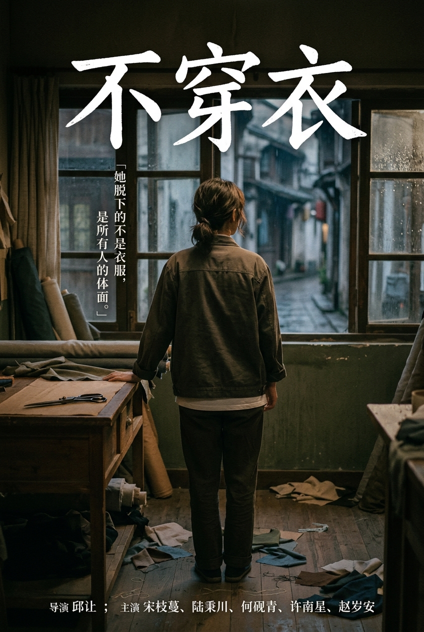 《不穿衣》主视觉海报
